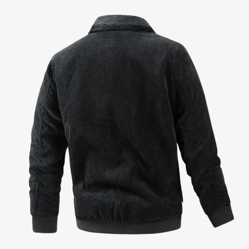 Herren Winterjacke aus Breitcord mit Teddyfutter