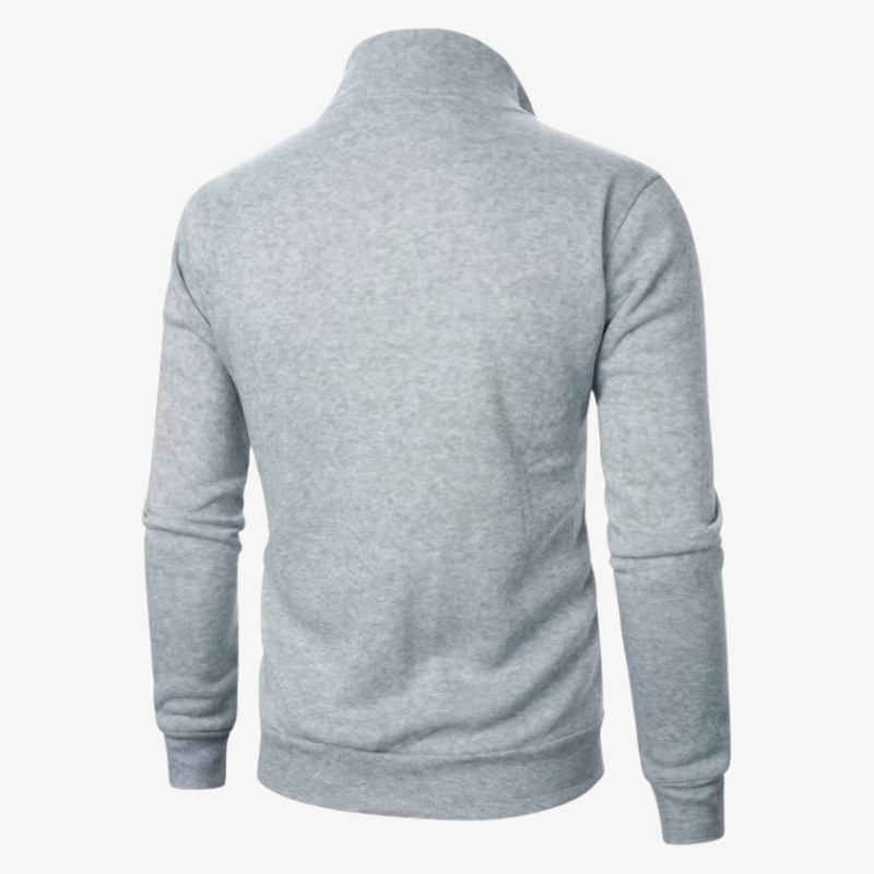 Warme Herren Fleecejacke mit Reißverschluss