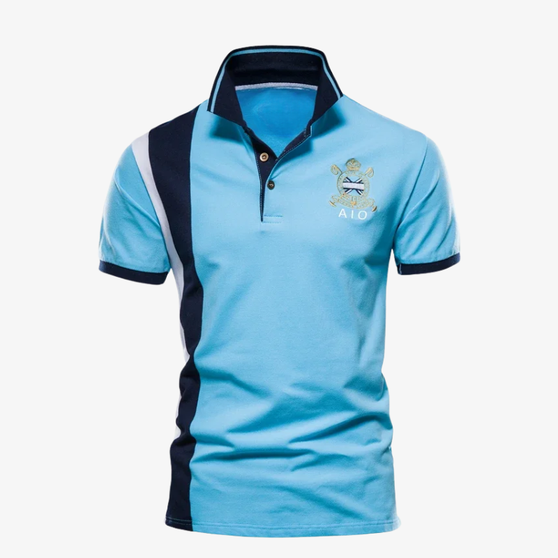 Sportliches Herren Poloshirt im Club-Look