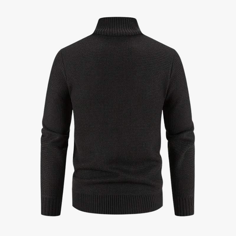 Harbour: Winter-Strickjacke mit Fleece-Futter & Merinowolle