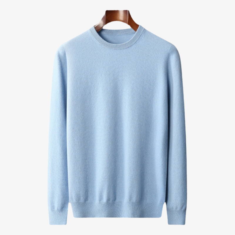 Eleganter Herren Kaschmirpullover mit Rundhals