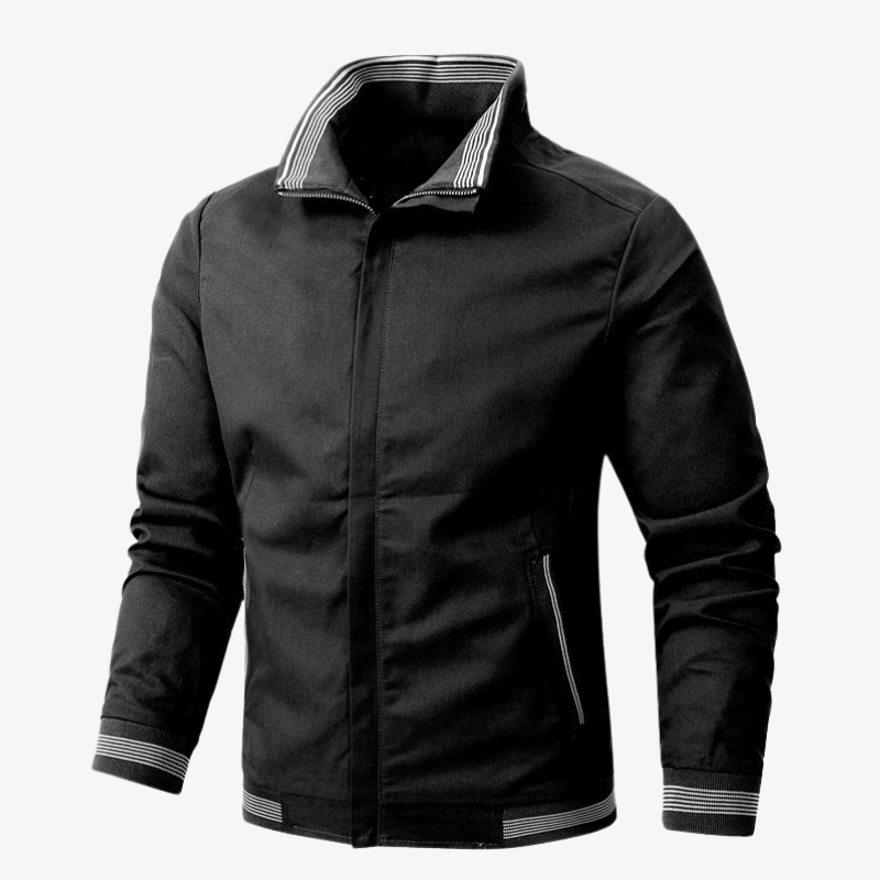 Herren Jacke mit Stehkragen & Fleece-Futter