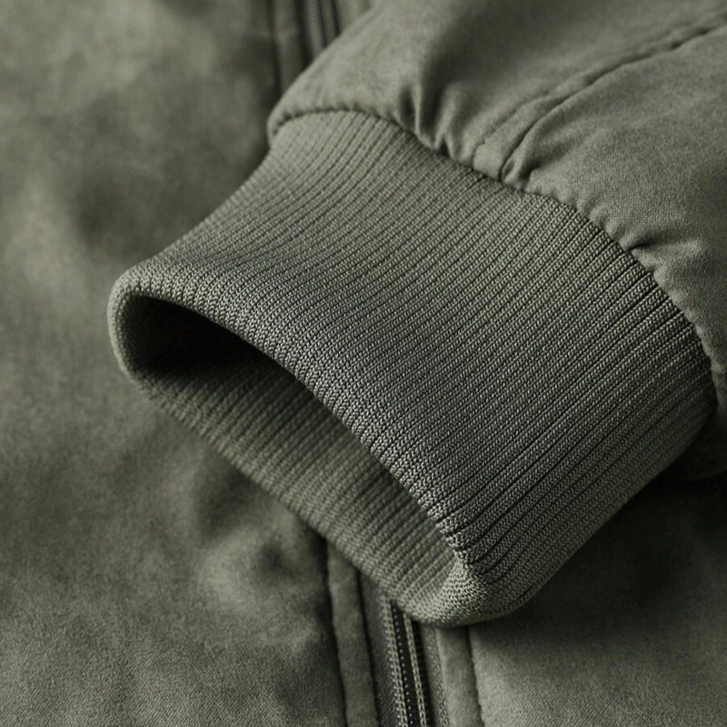 Gefütterte Herren Bomberjacke mit Stepp-Fleece
