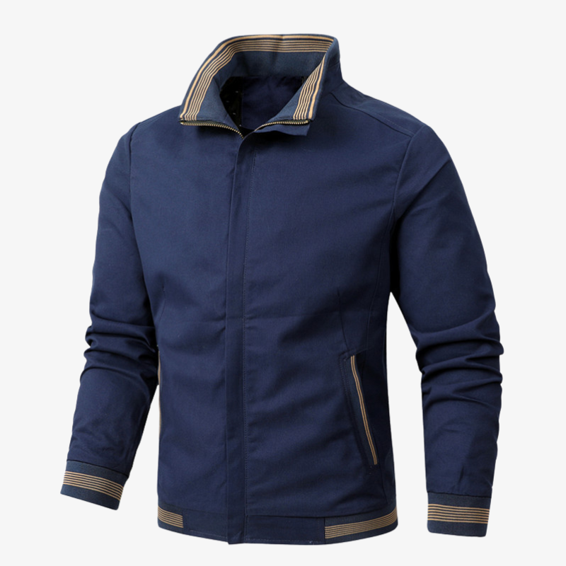 Herren Jacke mit Stehkragen & Fleece-Futter