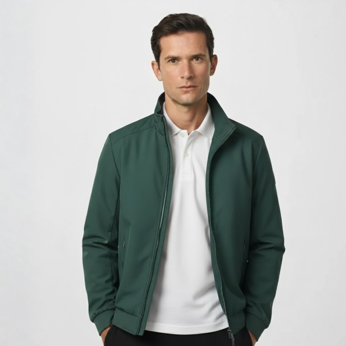 Wasserdichte Herren Allwetterjacke im Blouson-Stil