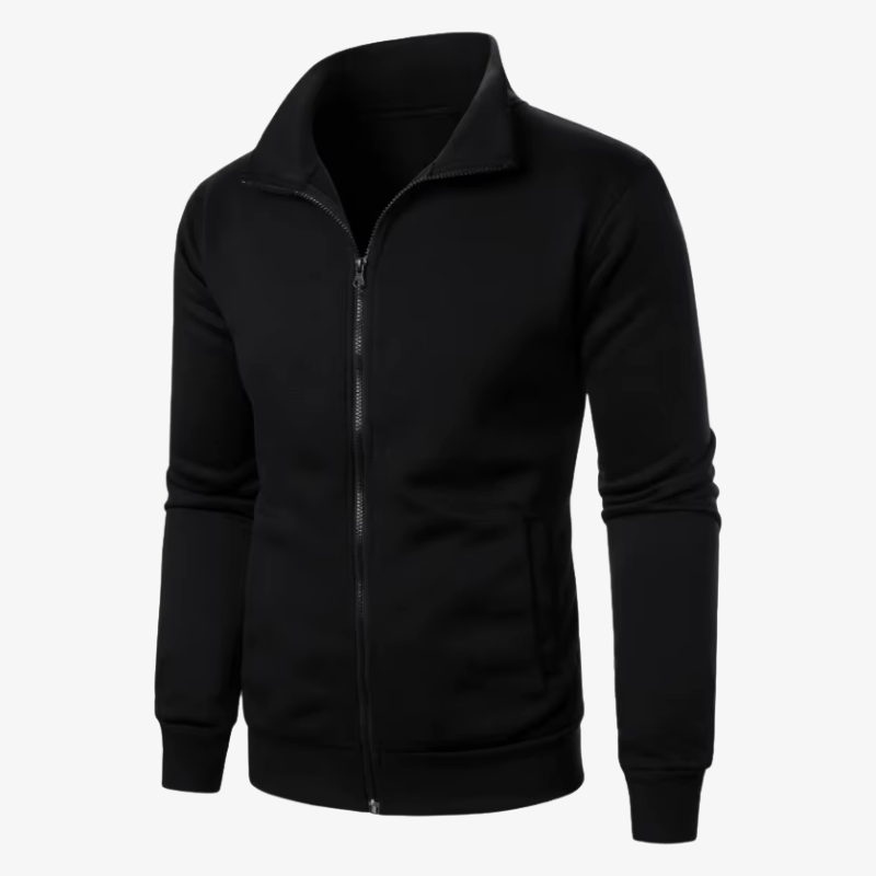 Warme Herren Fleecejacke mit Reißverschluss