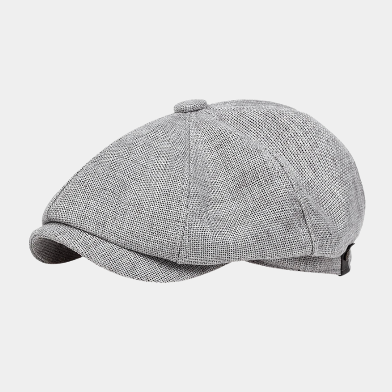 Klassische Herren Schiebermütze aus Tweed