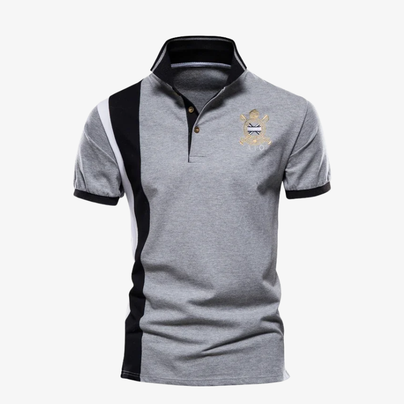 Sportliches Herren Poloshirt im Club-Look