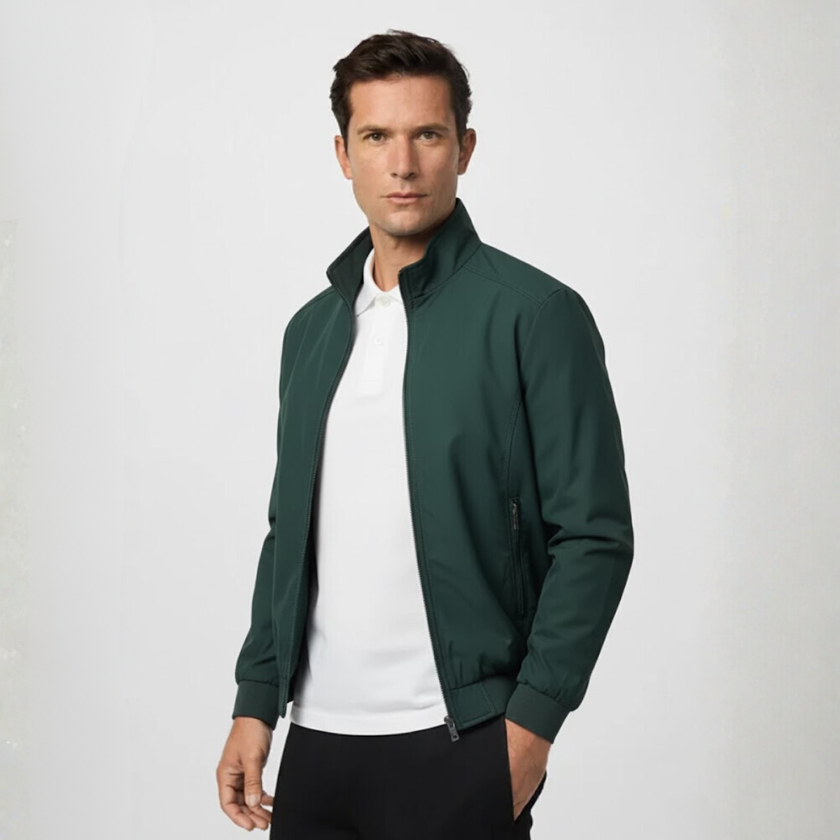 Wasserdichte Herren Allwetterjacke im Blouson-Stil