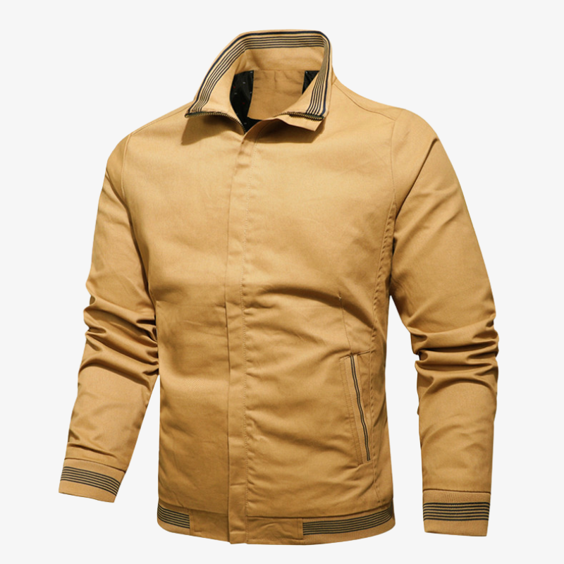 Herren Jacke mit Stehkragen & Fleece-Futter