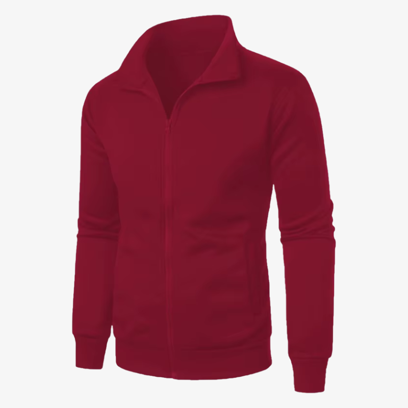 Warme Herren Fleecejacke mit Reißverschluss