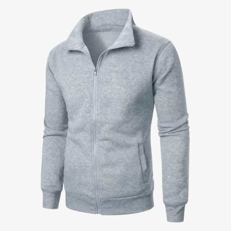 Warme Herren Fleecejacke mit Reißverschluss