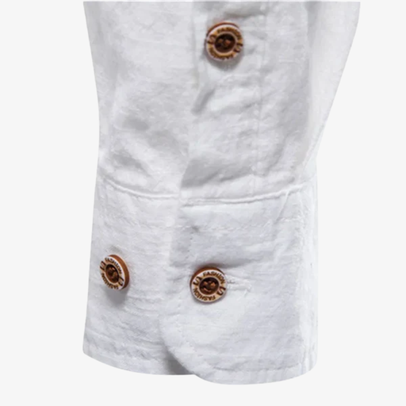 Elegantes herren hemd mit stehkragen